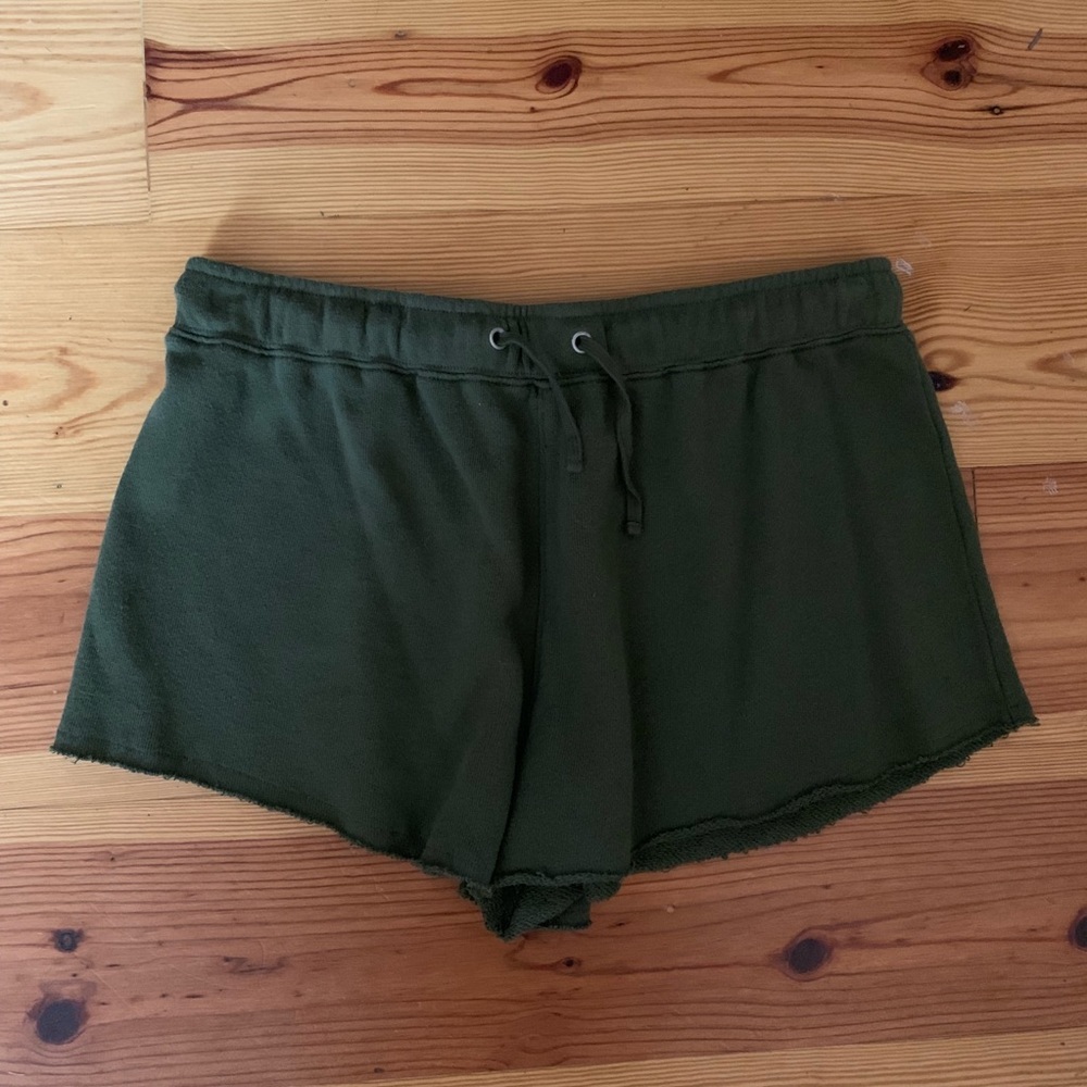 Green Sweat Shorts